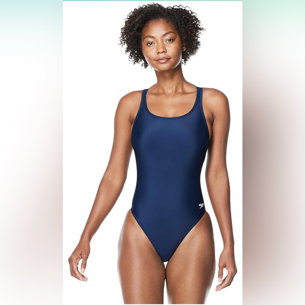 NWT Women’s Speedo One-Piece Swimsuit Pro LT Team Navy Size 6/32